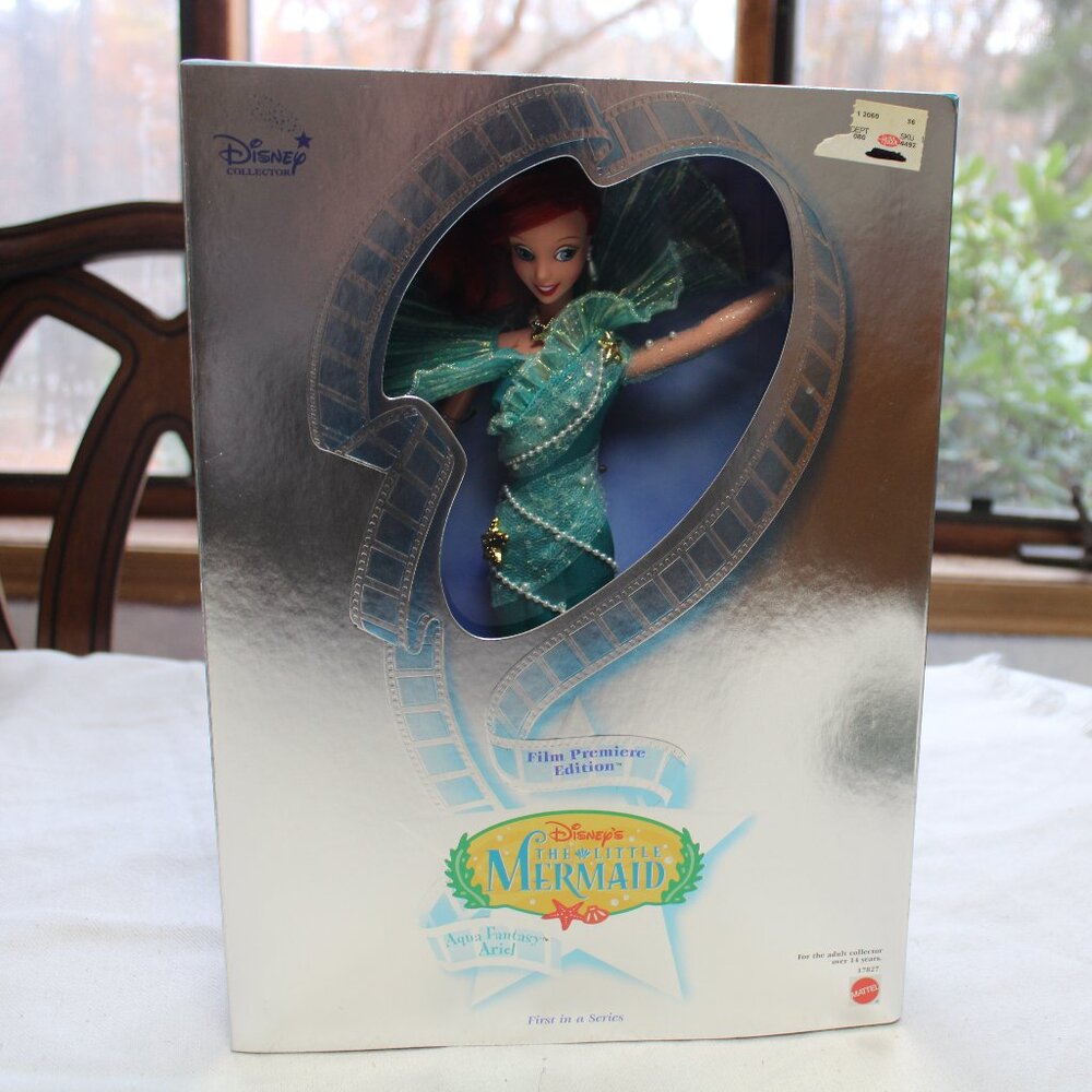 Disney's Little Mermaid Agua Fantasy Ariel Doll 1997 Mattel 17827 NRFB